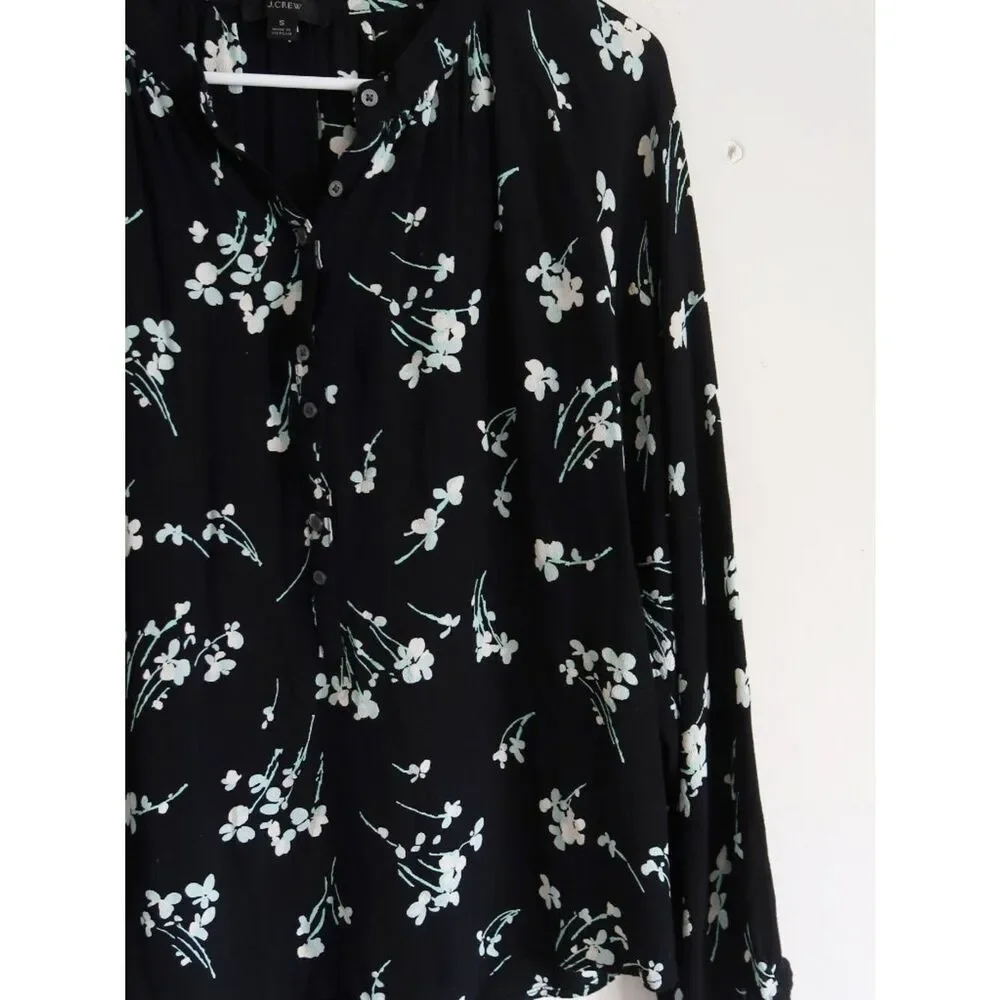 J.Crew Floral Blouse - Size Small